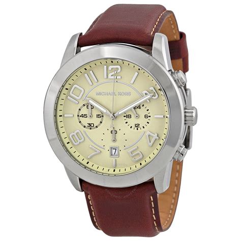 michael kors 8292 weight|Michael Kors Mercer Chronograph Egg Shell Dial Stainless.